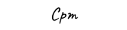 Cpm signature